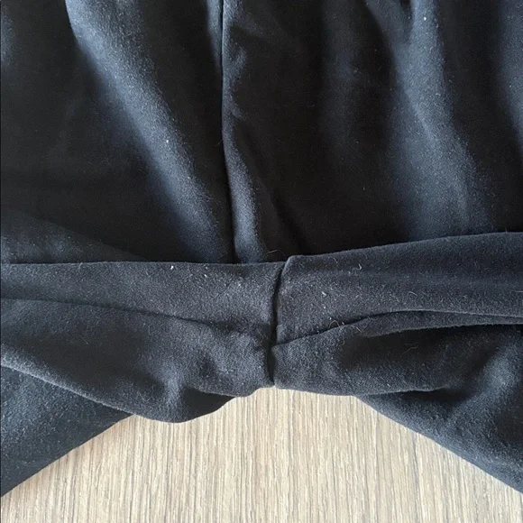 Old Navy Black Jogger Sweatpants Womens Size M Cozy Drawstring - Picture 6 of 9